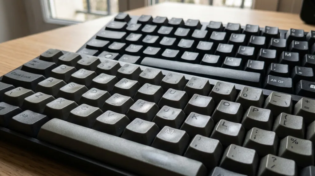 découvrez où se situe la touche m sur un clavier qwerty et comment elle diffère de sa position sur un clavier azerty pour mieux comprendre ces deux disposi­tifs.